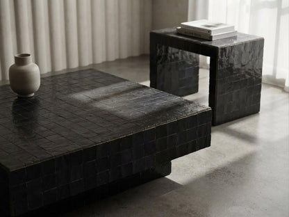 Moroccan Tile Coffee Table – Handcrafted Mosaic, Boho Living Room Statement Piece