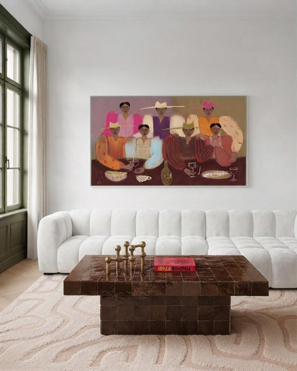 Luxury Moroccan Coffee Table | Fully Tiled Zellige Mosaic | Statement Centerpiece for Living Room