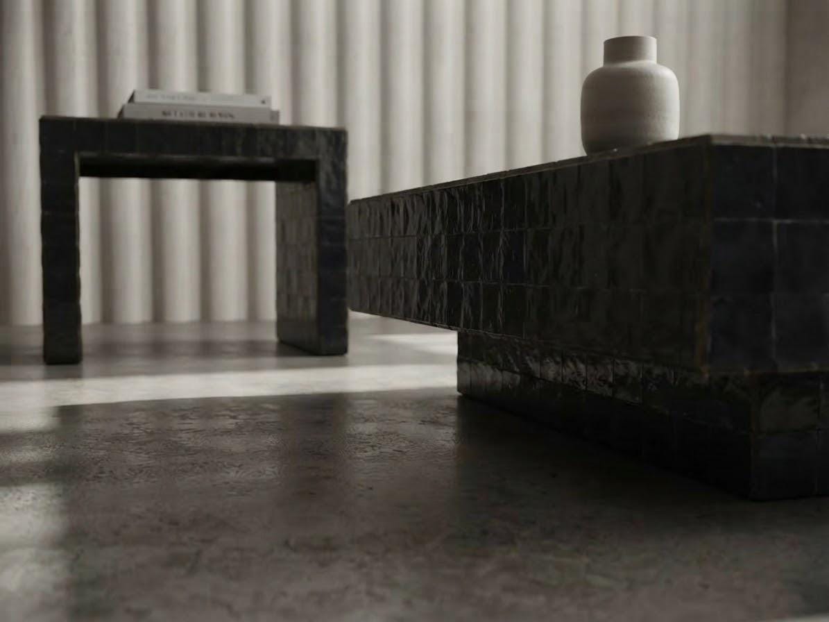 Moroccan Tile Coffee Table – Handcrafted Mosaic, Boho Living Room Statement Piece