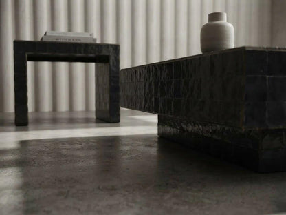 Moroccan Tile Coffee Table – Handcrafted Mosaic, Boho Living Room Statement Piece