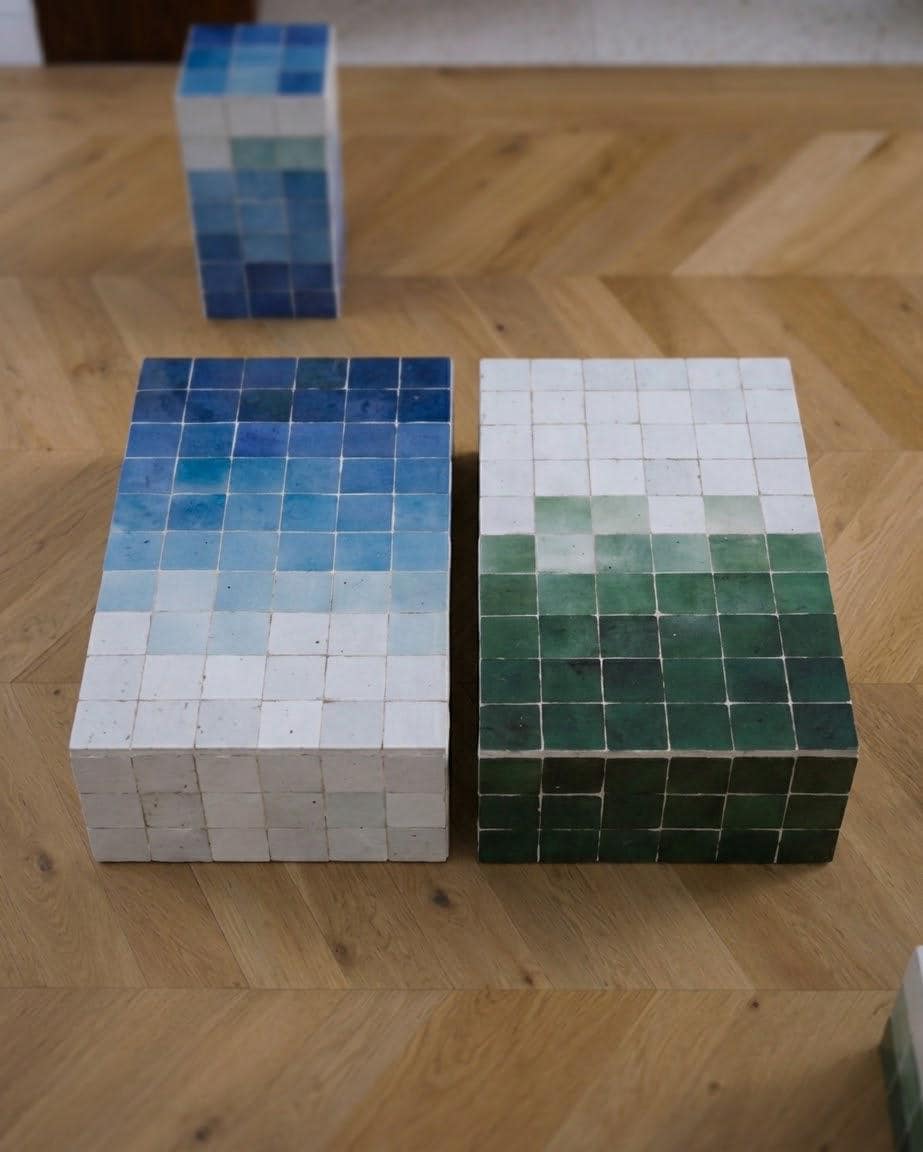 The Coffee Table You've Been Dreaming Of | Handmade Zellige Mosaic Rectangular | Moroccan Riad Style