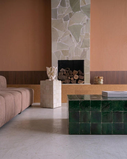 Rectangular Zellige Coffee Table | Heirloom Quality Moroccan Mosaic | Handmade Investment Furniture Piece